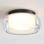 Astro Aquina 360 ceiling lamp, glass lampshade