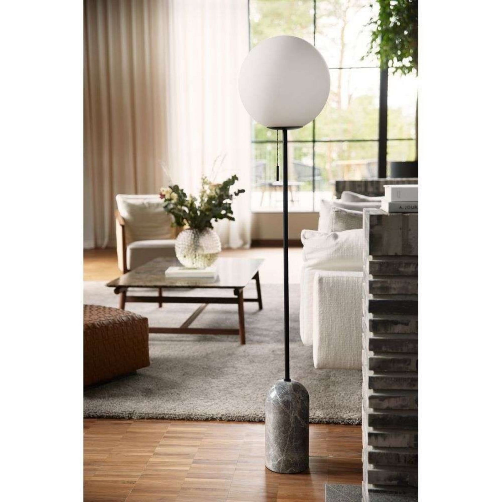 Torrano Gulvlampe Grey Globen Lighting - Stue - Metal