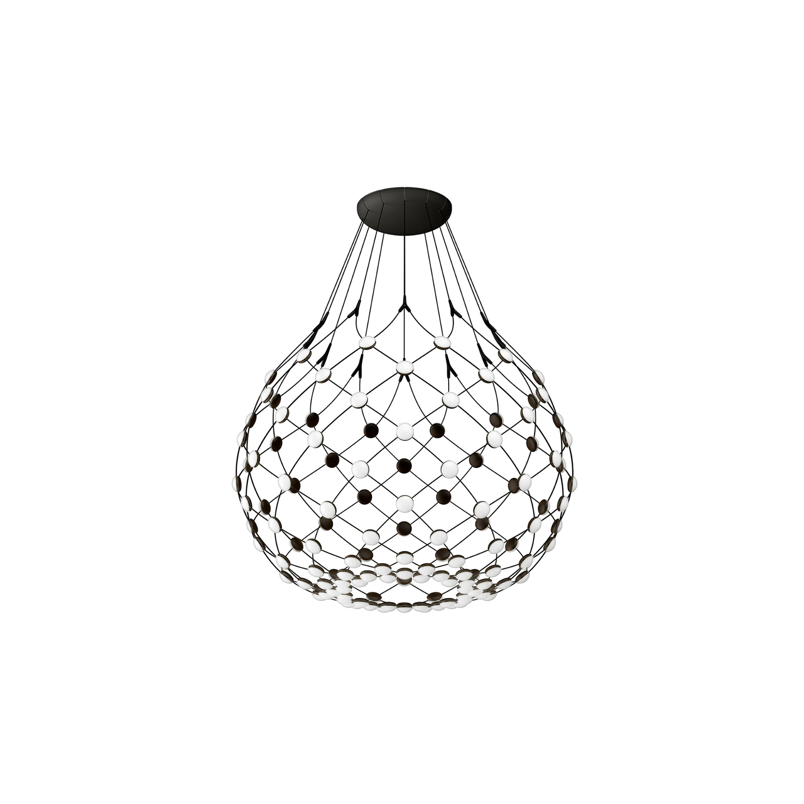 Luceplan Mesh Brezžična viseča svetilkaØ 80cm 1m