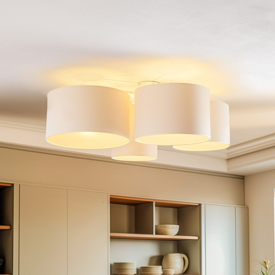 Duolla Lodge taklampa, beige från Duolla