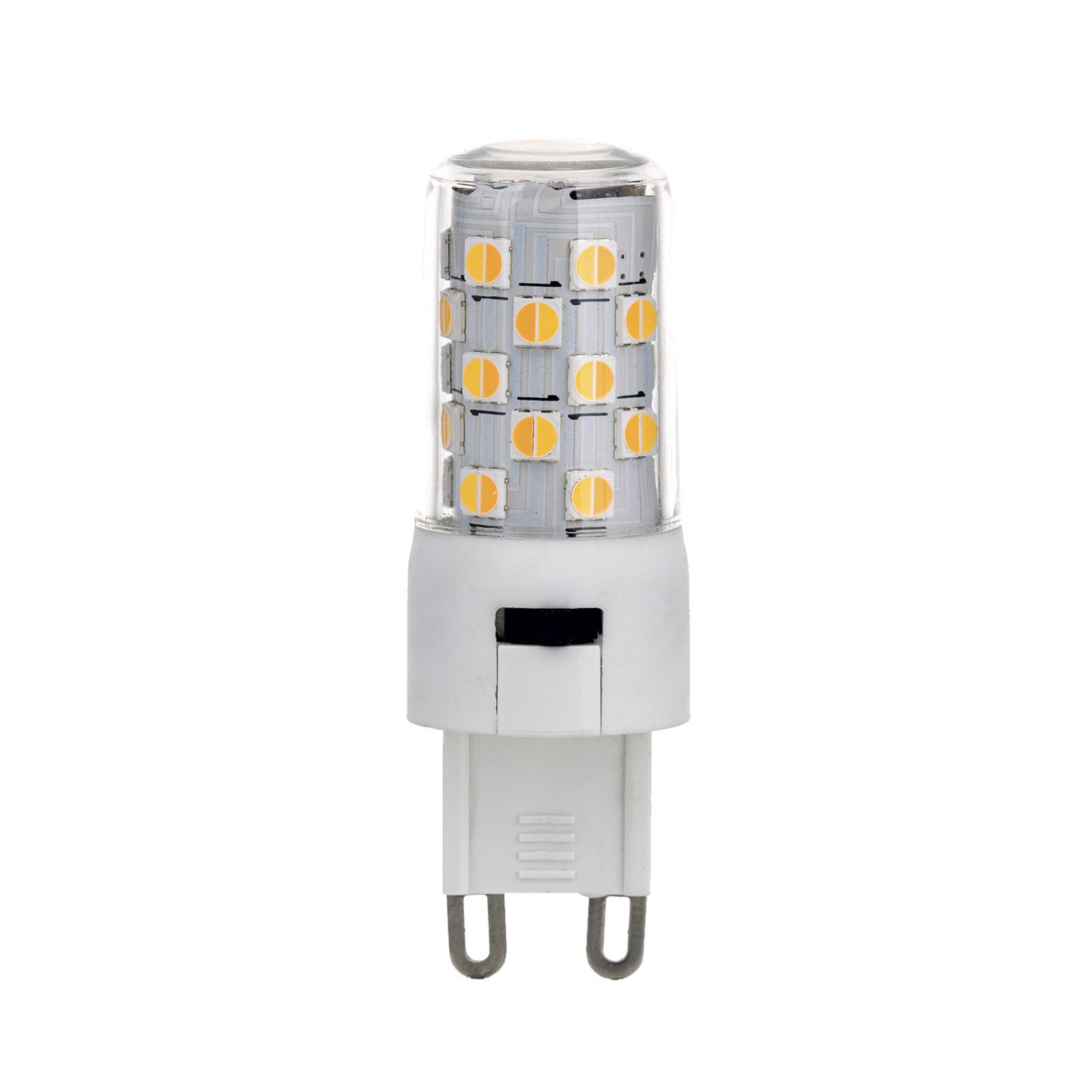 LED-stiftlampa G9, 4 W, CCT, 370 lm, dimbar, transparent