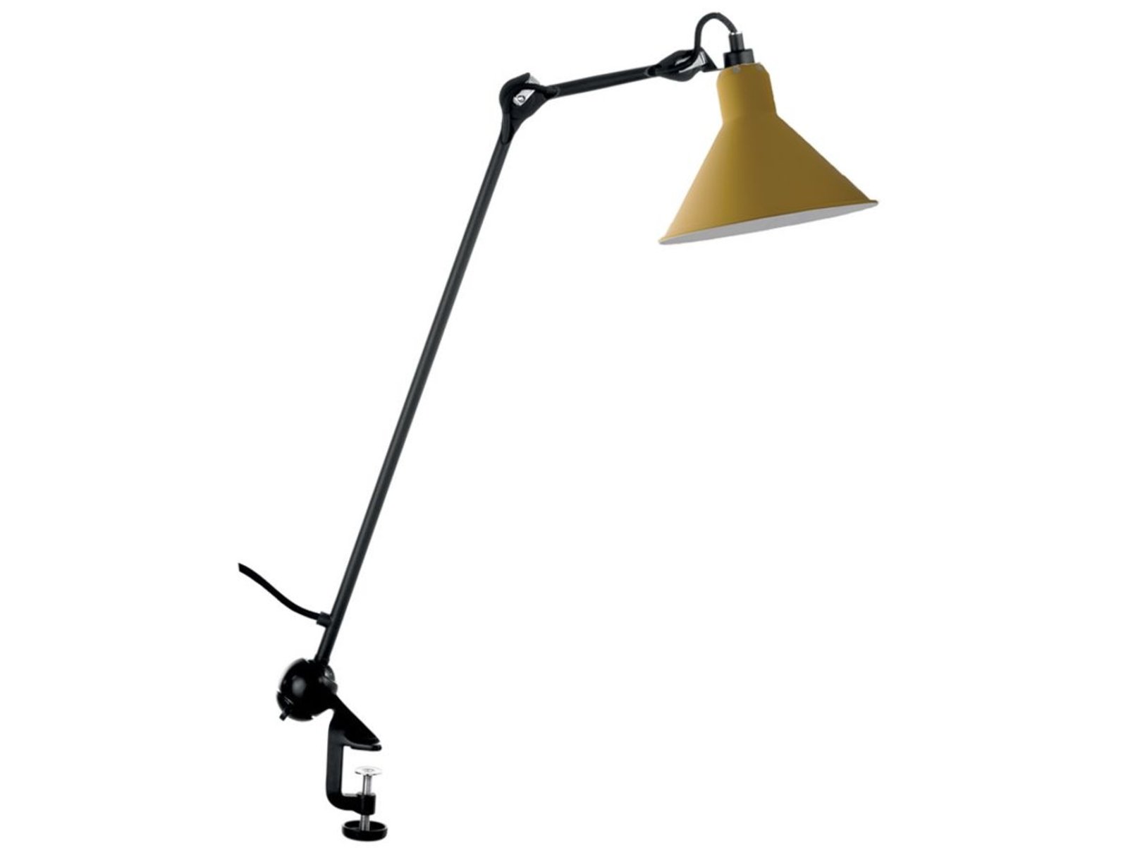 201 Stolní Lampa Black/Yellow - Lampe Gras