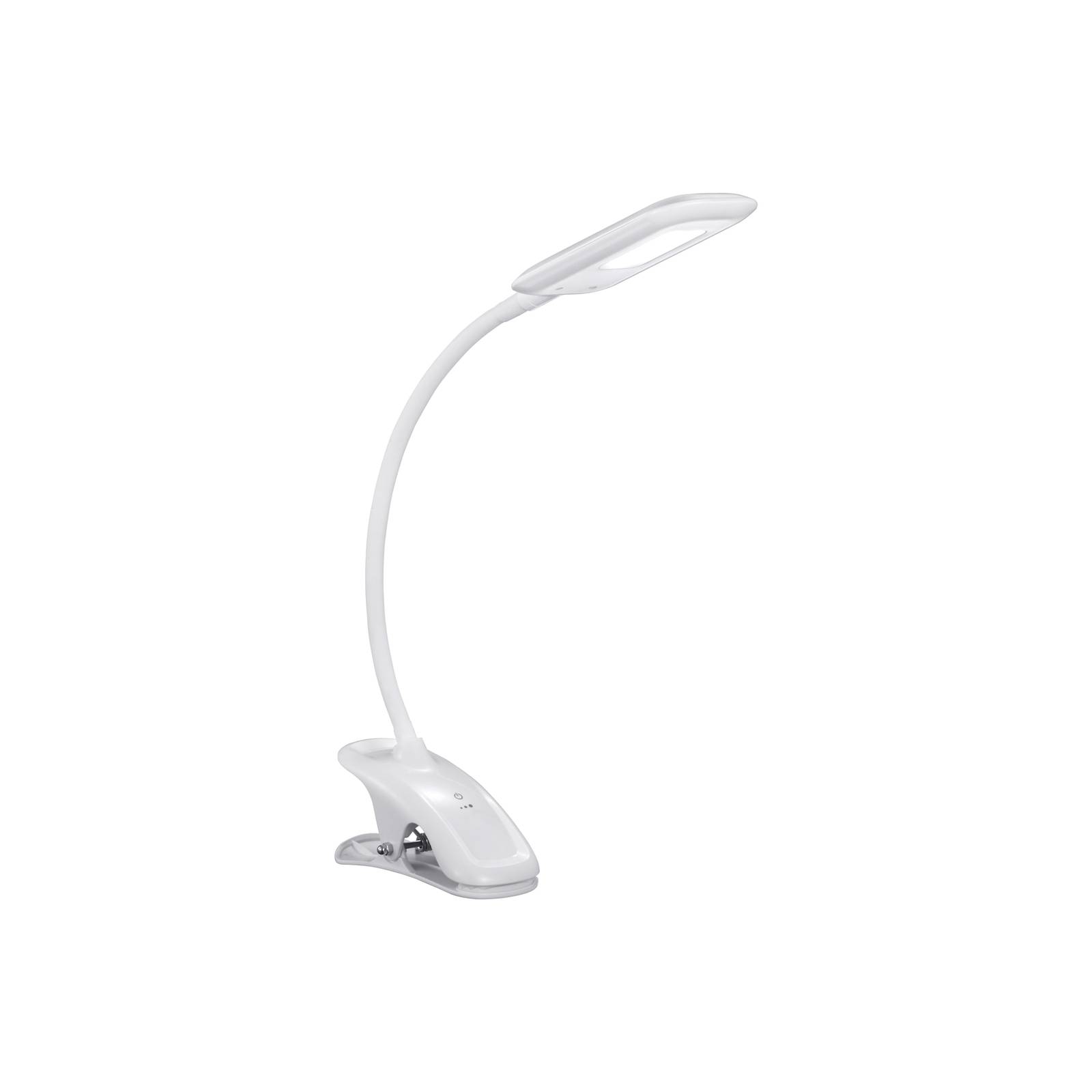 Image of Aluminor Mika Pince lampe pince LED stepdim blanc 