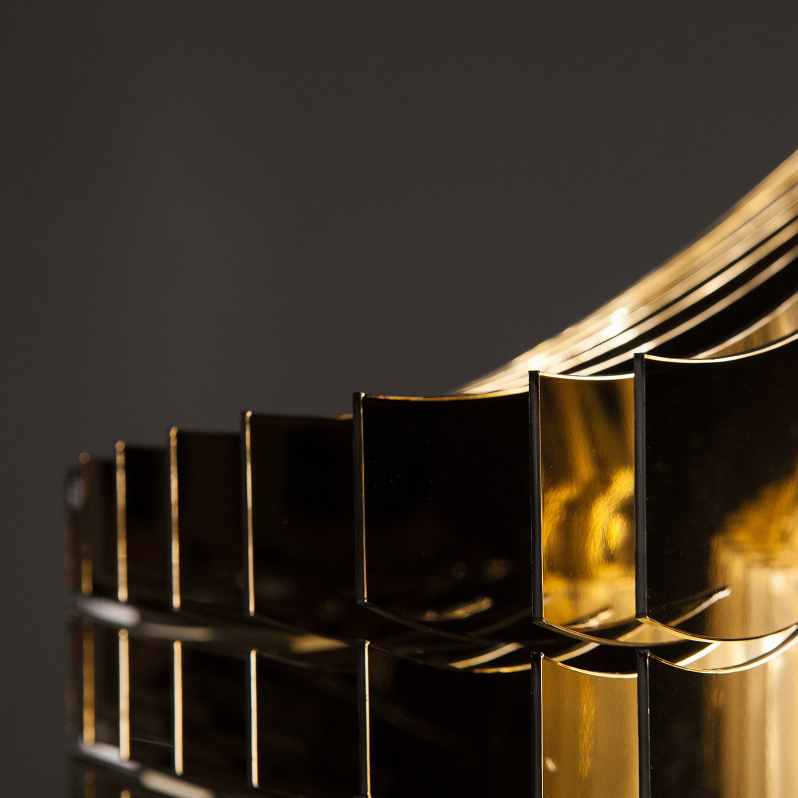 Aria M Hängeleuchte, gold, Ø 60 cm - Slamp
