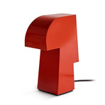 RED NIZOU bordlampe, rød, stål, højde 27 cm, E27 – Serax
