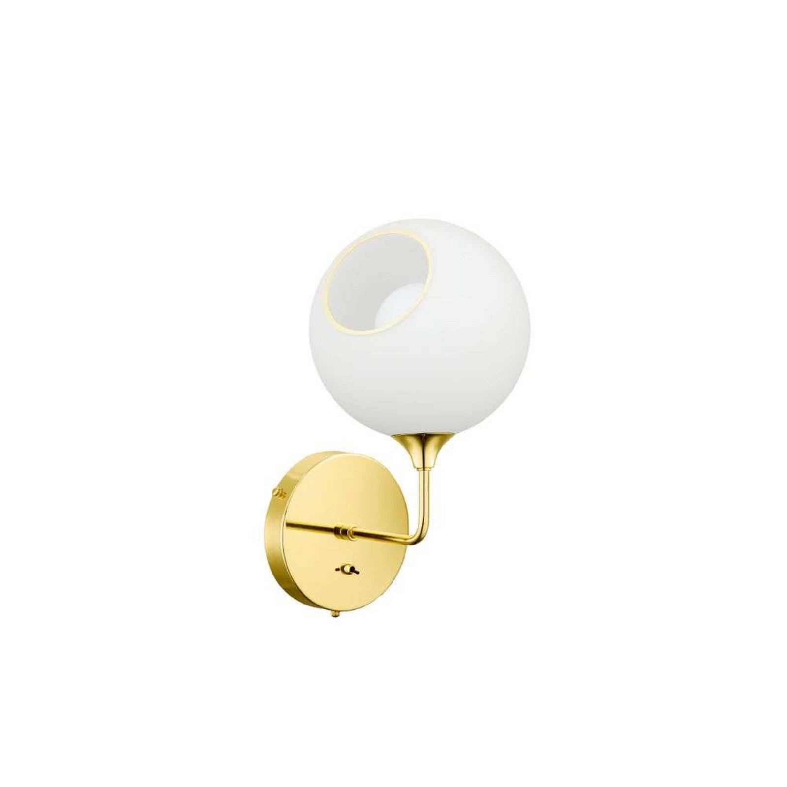 Ballroom The Wall Aplique de Pared 37 cm White Snow/Gold - Design By Us