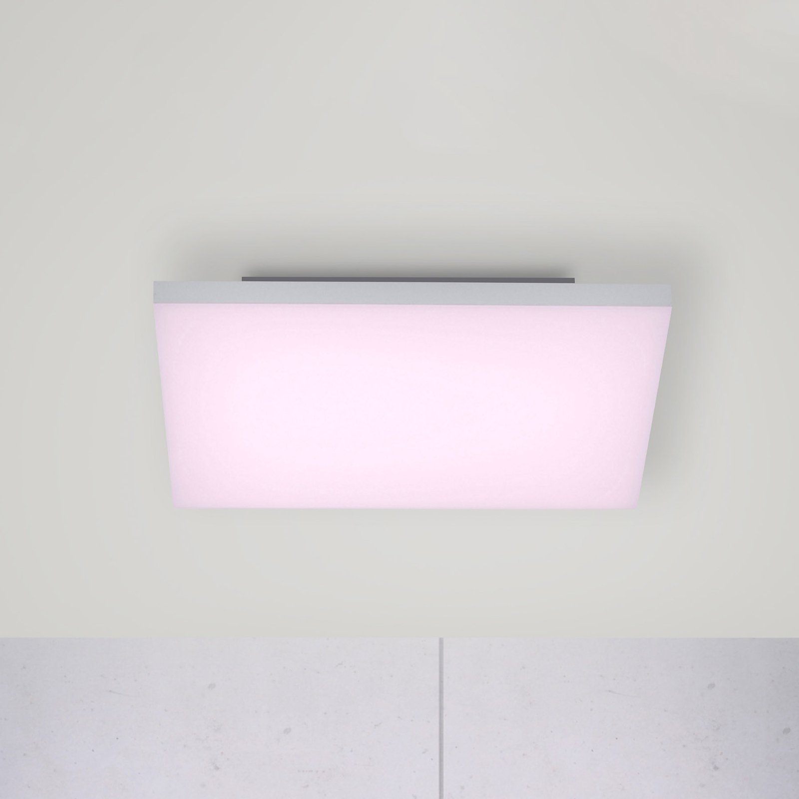 Paul Neuhaus Q-FRAMELESS lampa sufitowa RGBW 45x45