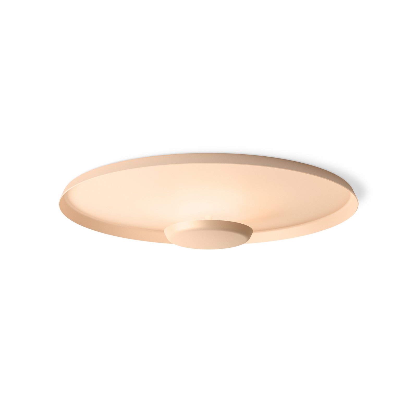 Vibia Top aplique LED Ø 60 cm rosa suave