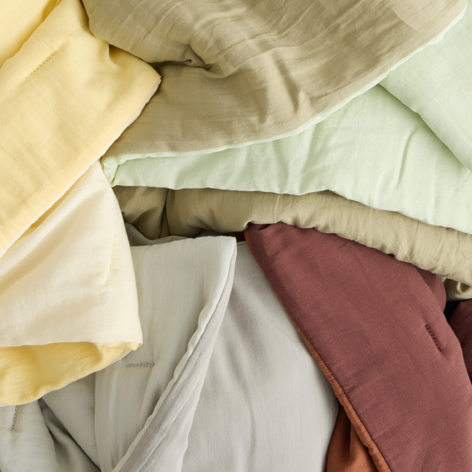 AIR blanket, rust red, 200 x 140 cm, cotton - HAY