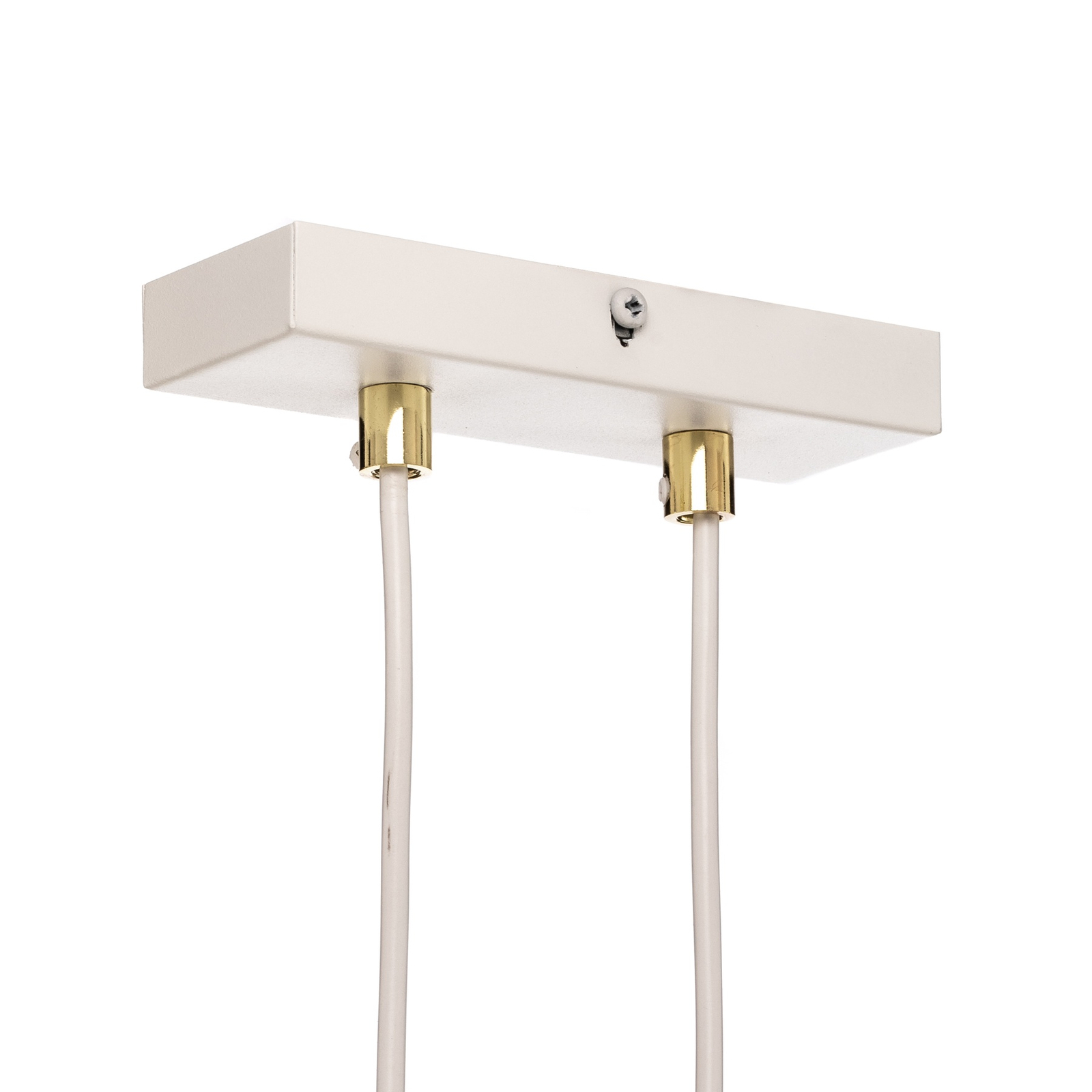 Pendellampa Glam, vit/opal, 1 lampa