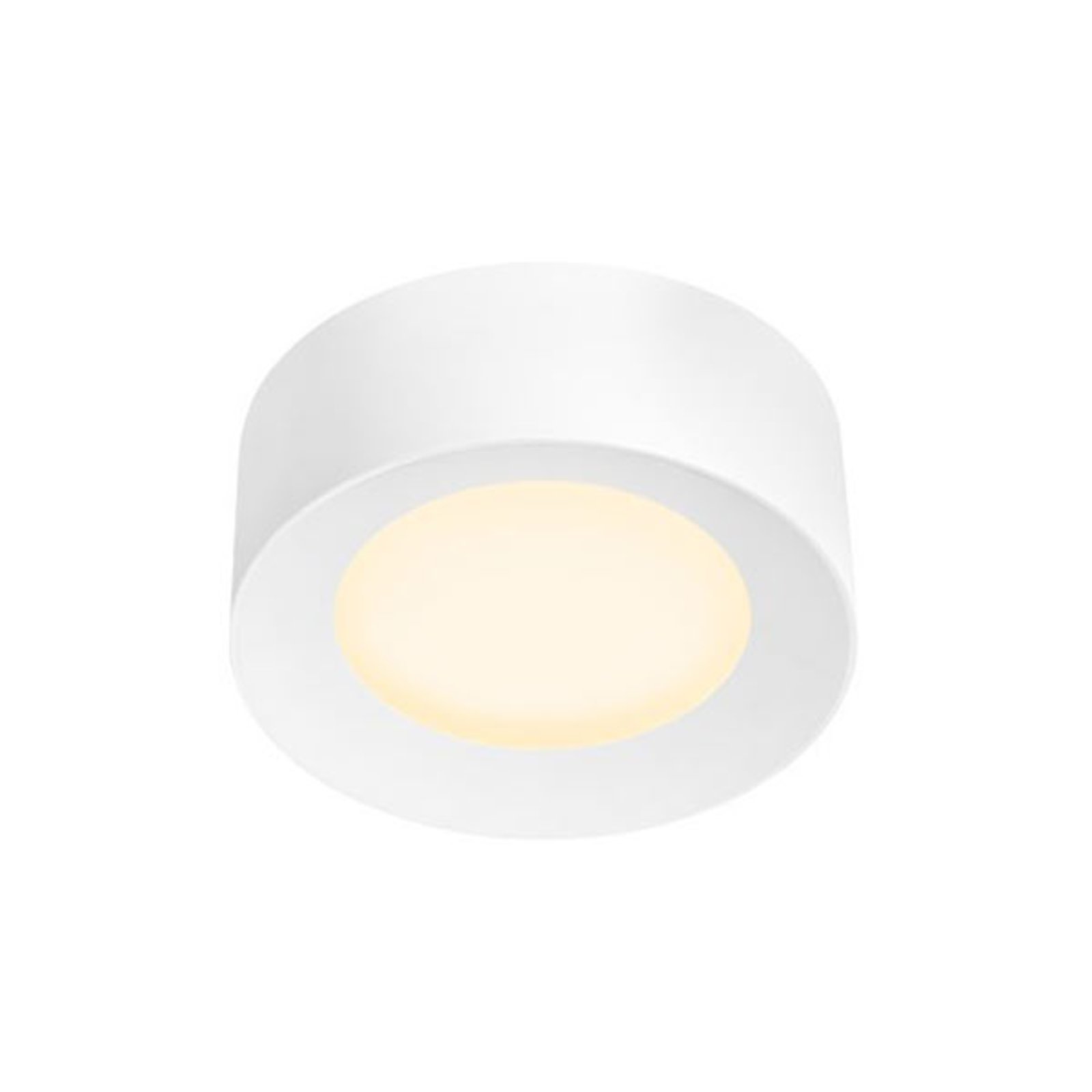 SLV Fera LED-taklampa, Ø 20 cm, matt vit