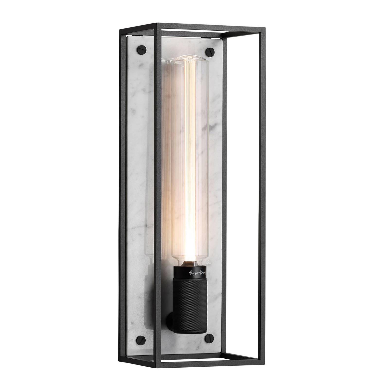 Image of Buster + Punch Caged Wall large LED marbre blanc 