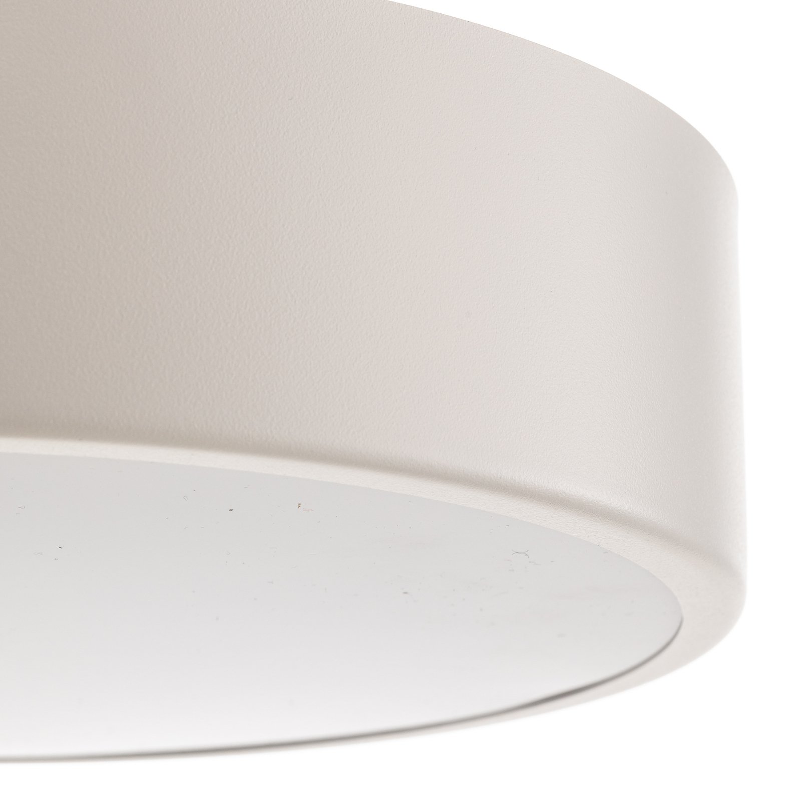 Cleo 300 ceiling light, IP54, Ø 30 cm white