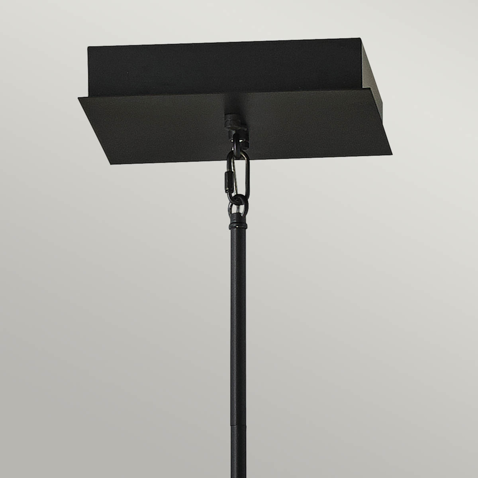 LED-Hängelampe Styx, schwarz, 3.000K 53,8 x 53,8cm