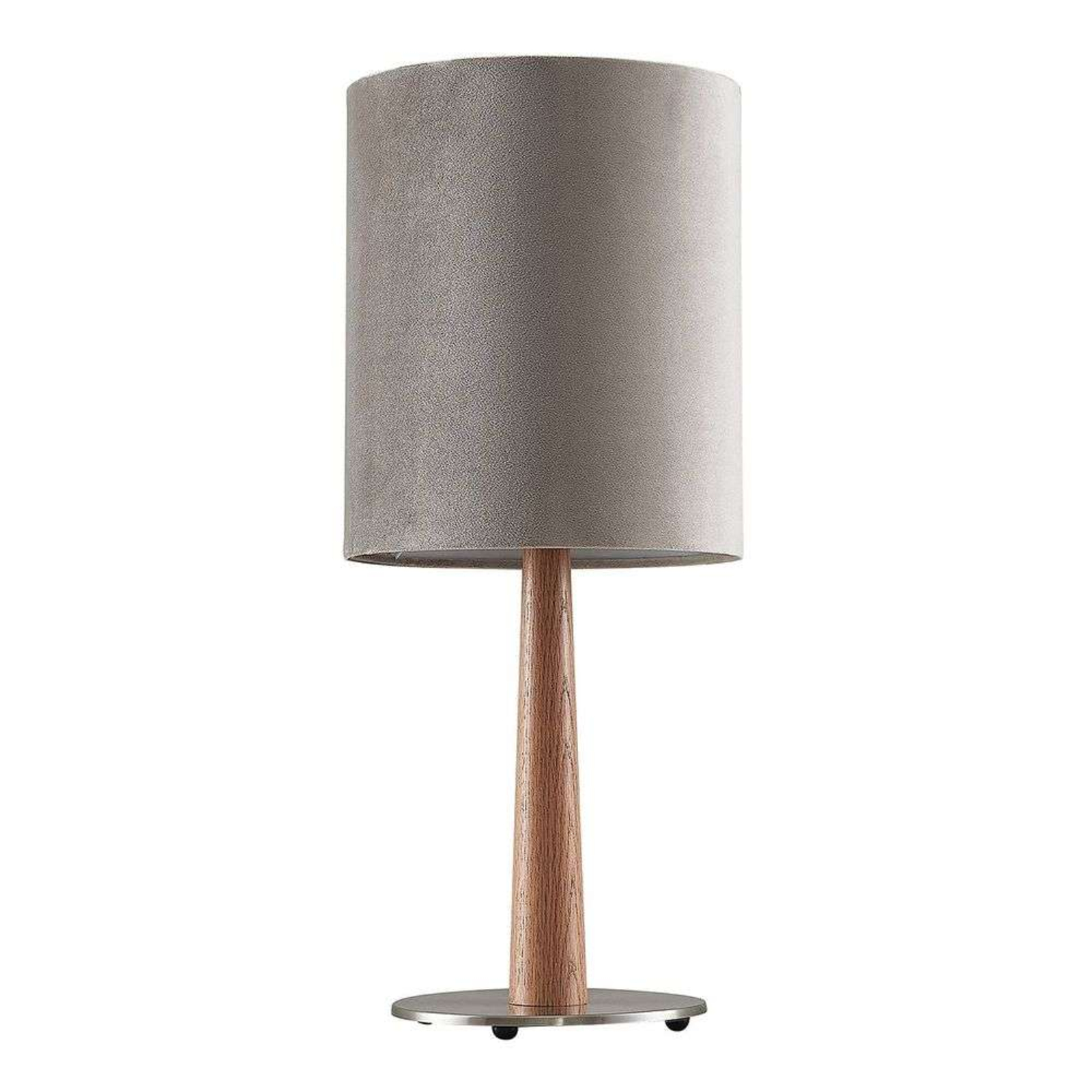Heily Cylinder High Table Lamp Grey - Lucande