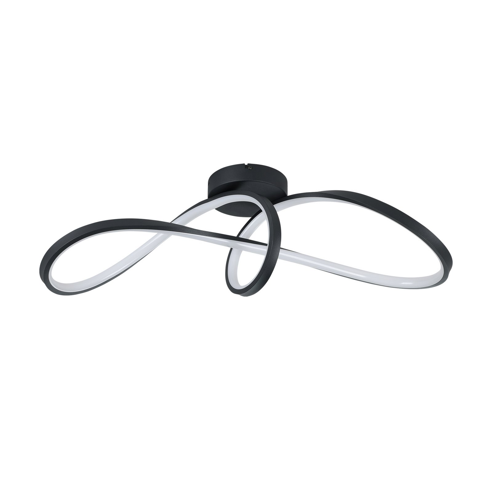 EGLO connect LED-Deckenleuchte Calarossa-Z, schwarz, Alu