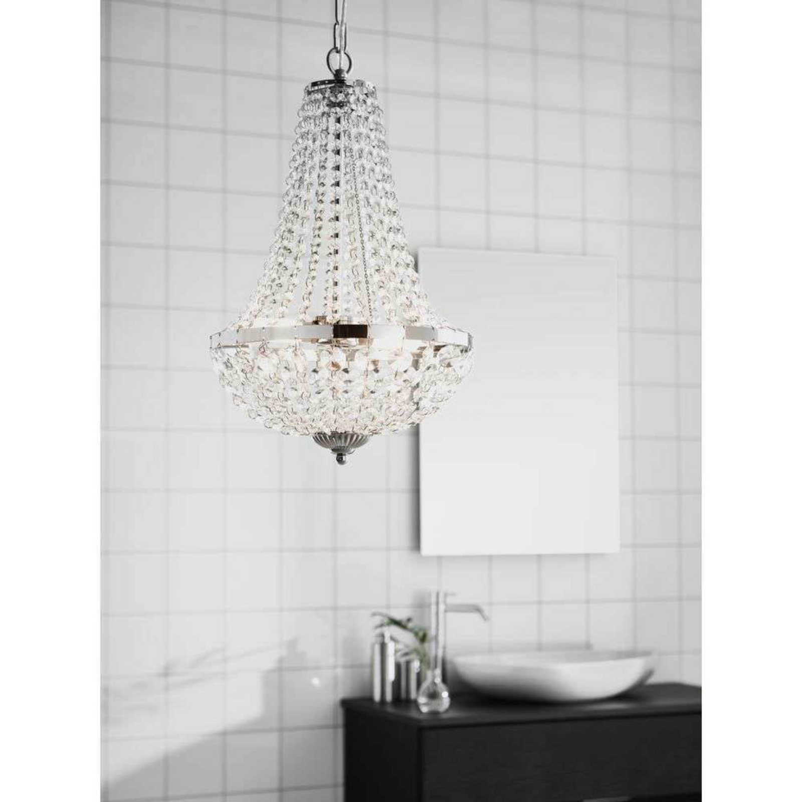 Gränsö 2 Kronleuchter IP44 Chrome - Markslöjd