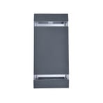 Applique d'extérieur LED FOCUS SQUARE, gris foncé, 24 cm, IP44