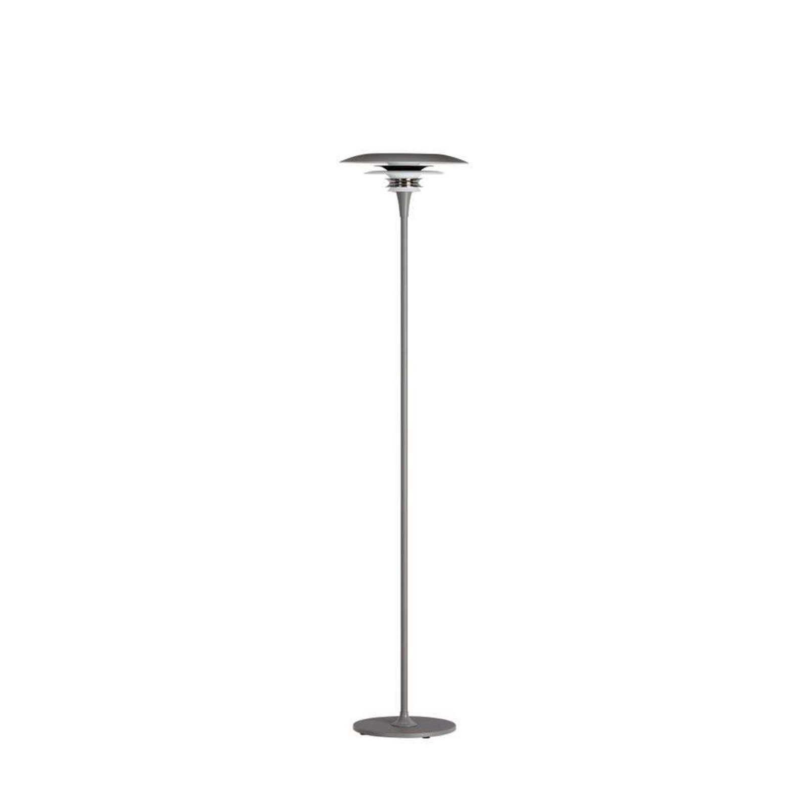 Diablo Floor Lamp Ø300 Grey/Glossy Black - Belid