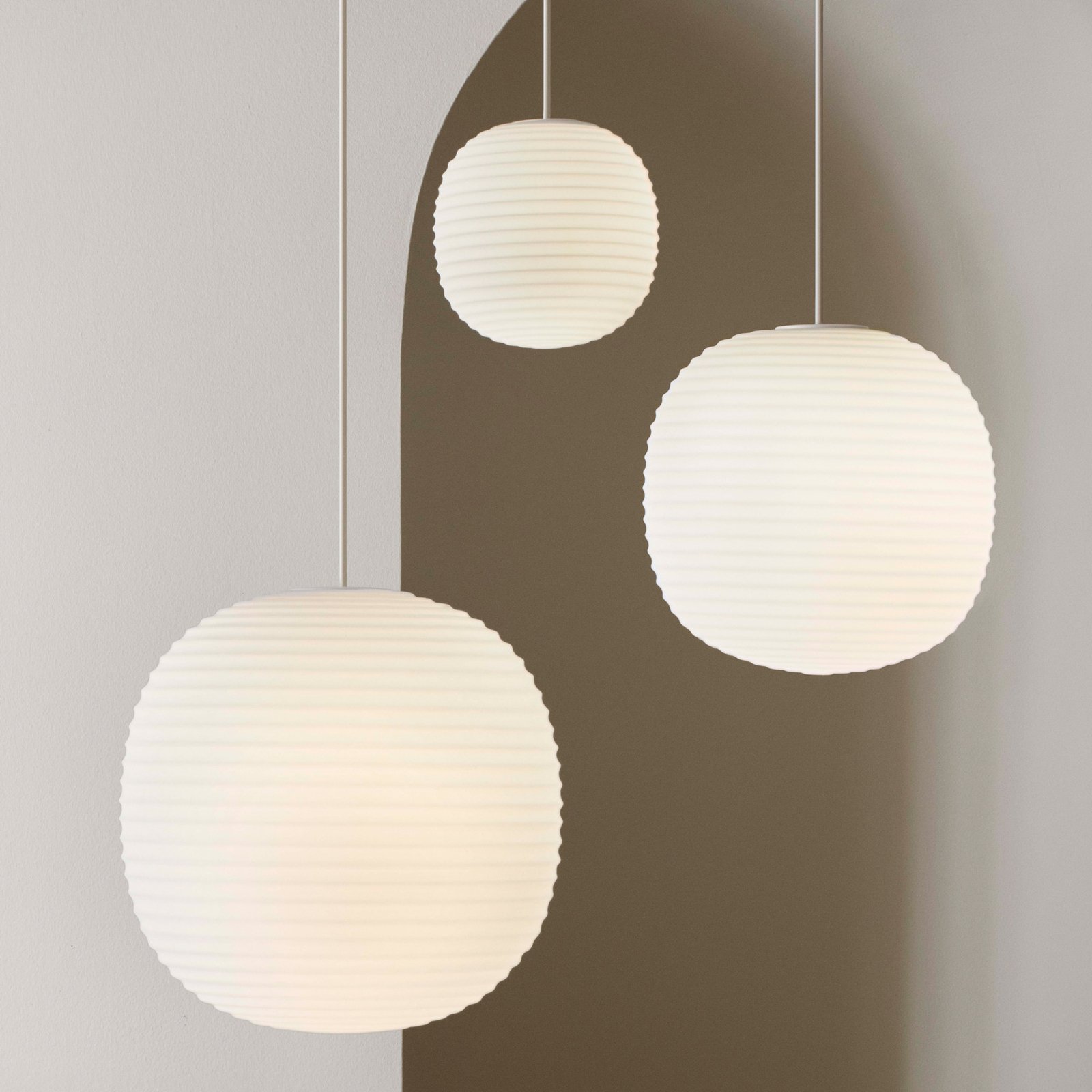 New Works Lantern Medium pendant light, Ø 30cm