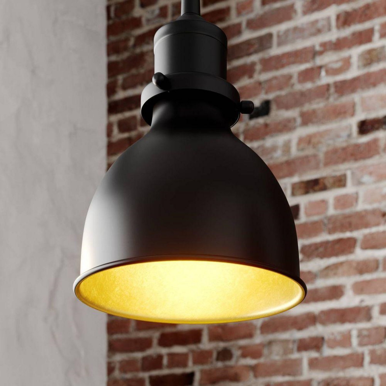 Jasminka 4 Lustră Pendul Black/Gold - Lindby