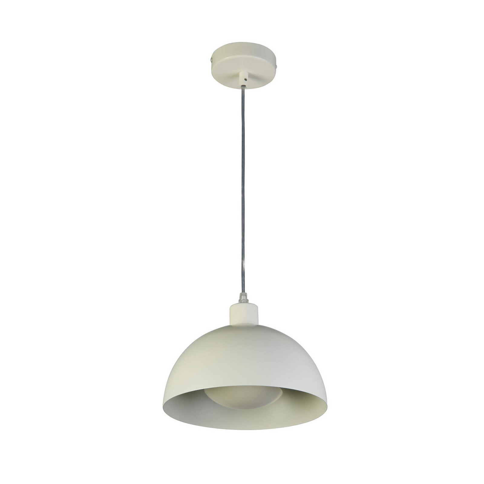Searchlight Lampă suspendată Mars crem Ø 25 cm oțel - Bucătărie - Scandinavă - cremă - Metal