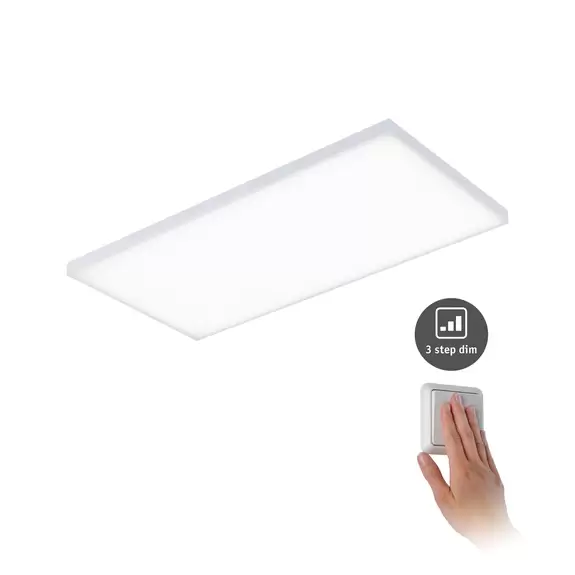 Lampenwelt Paulmann Velora LED-Panel 3-step-dim, 59,5x29,5 cm