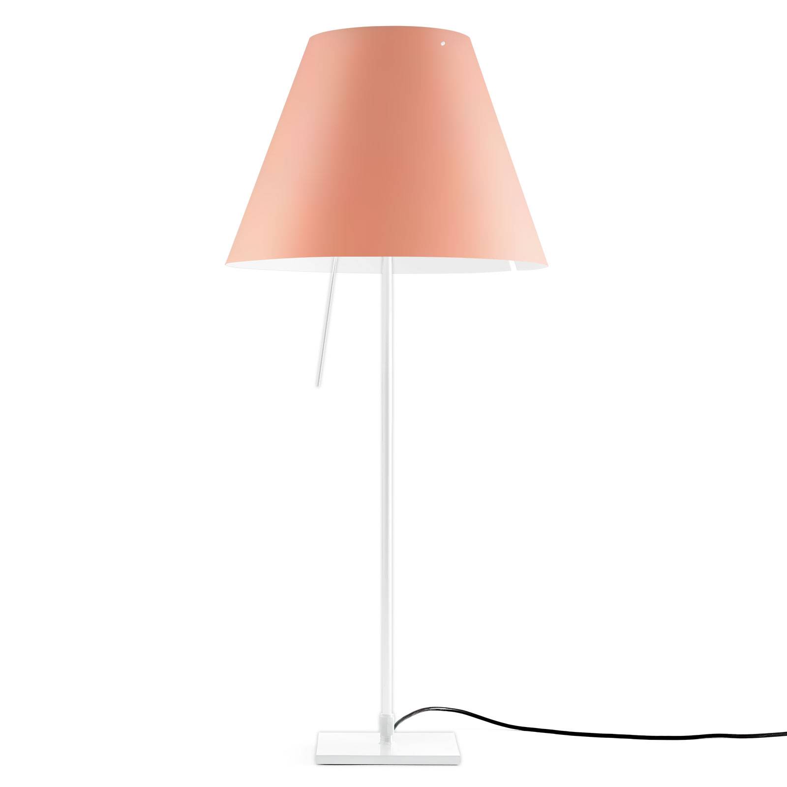 Luceplan Costanza bordlampe D13if hvid/rosa