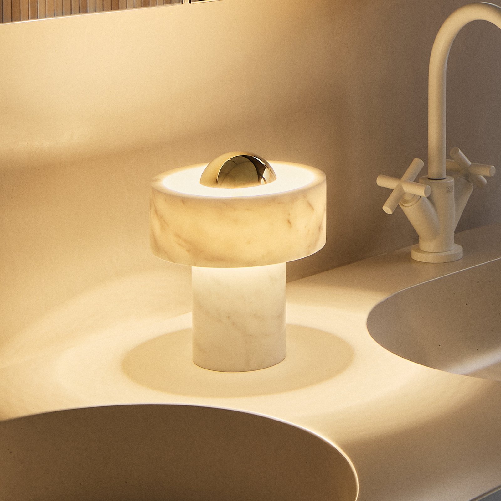 Stone Portable Table Lamp Gold - Tom Dixon Stone Portable Table Lamp Gold - Tom Dixon