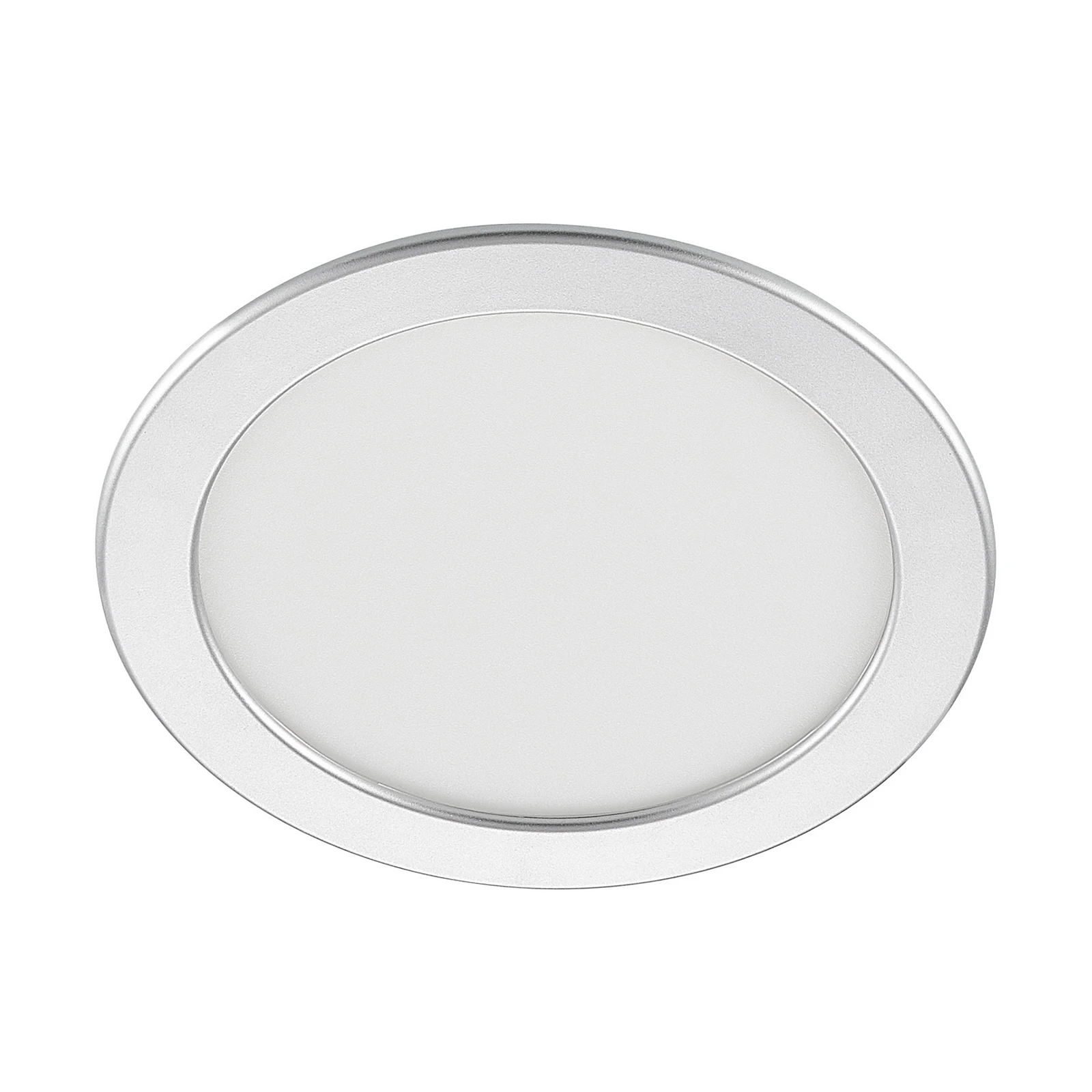 Prios lampe encastrable LED Cadance, argent, 22 cm, CCT, IP44