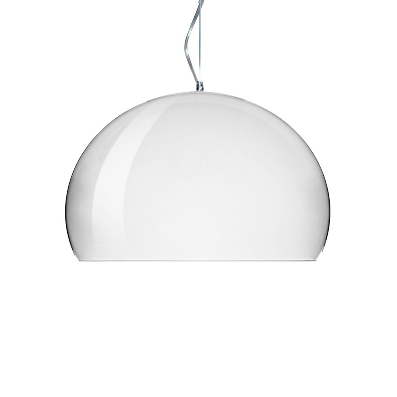 Kartell Small FL/Y LED hanging light chrome