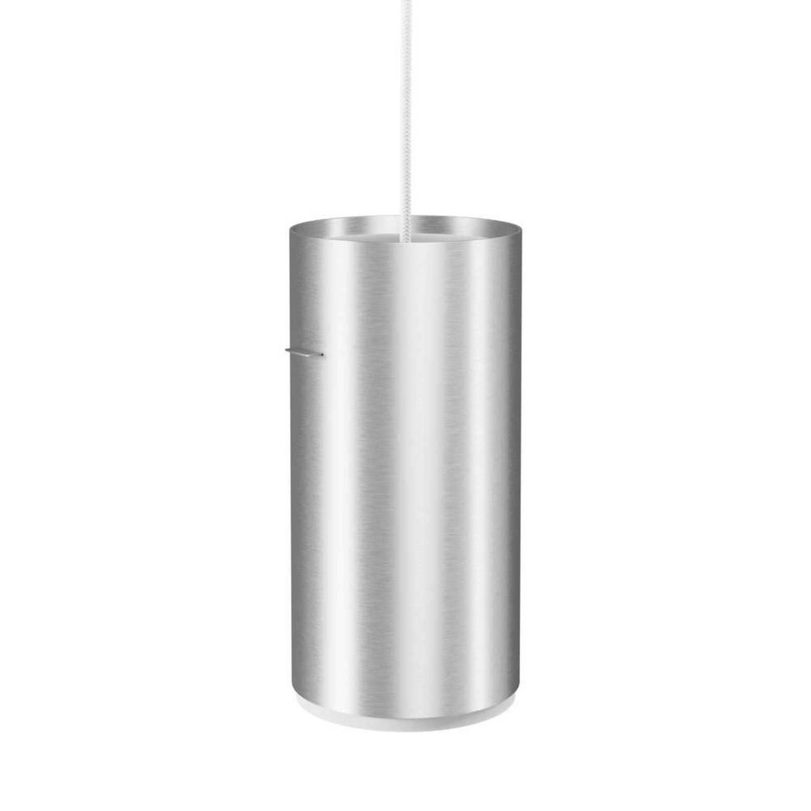 Tube Pendant Large Brushed Aluminium - Moebe