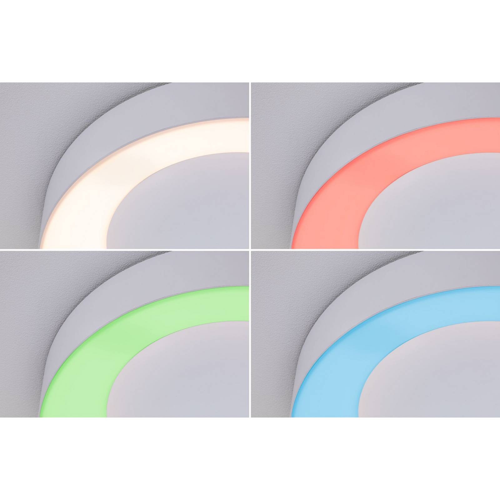 Lampa sufitowa Paulmann Smart LED Casca, biała, Ø 40 cm, RGBW, IP44