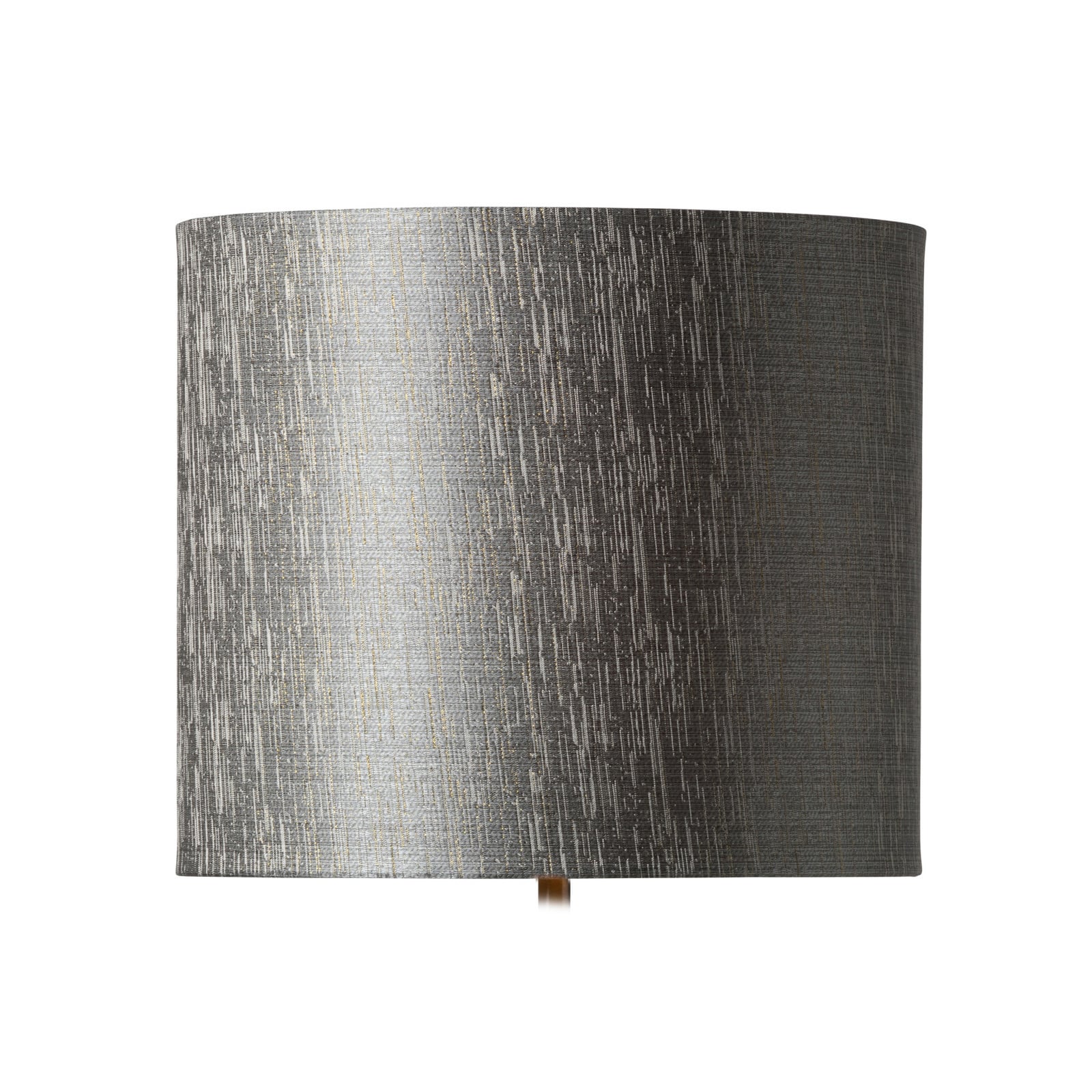 Erica lampeskærm, grå/guld, Ø 29 cm, tekstil – Watt &amp;amp; Veke Watt & Veke - Design - Stof / tekstil