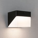 Paulmann LED wandlamp Lioren, 230 V + Solar, zwart, 17 cm