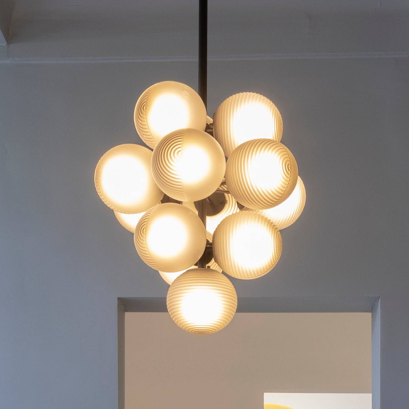 lampa wisząca pulpo Stellar Grape Small, biała, 13-światło