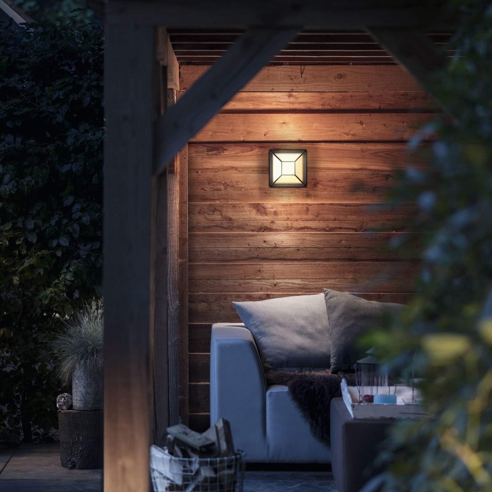 Angular Drosera myGarden LED outdoor wall lamp
