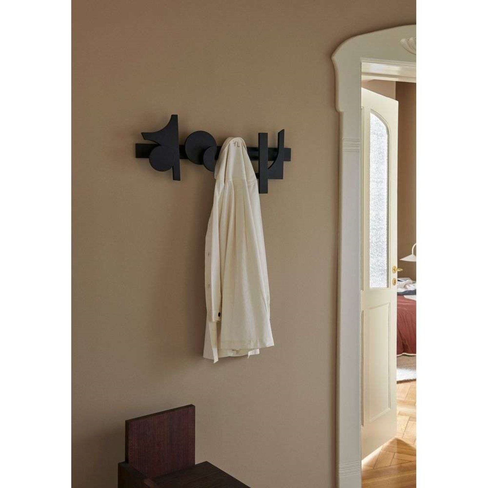 Cupe Wall Rack Black - ferm LIVING