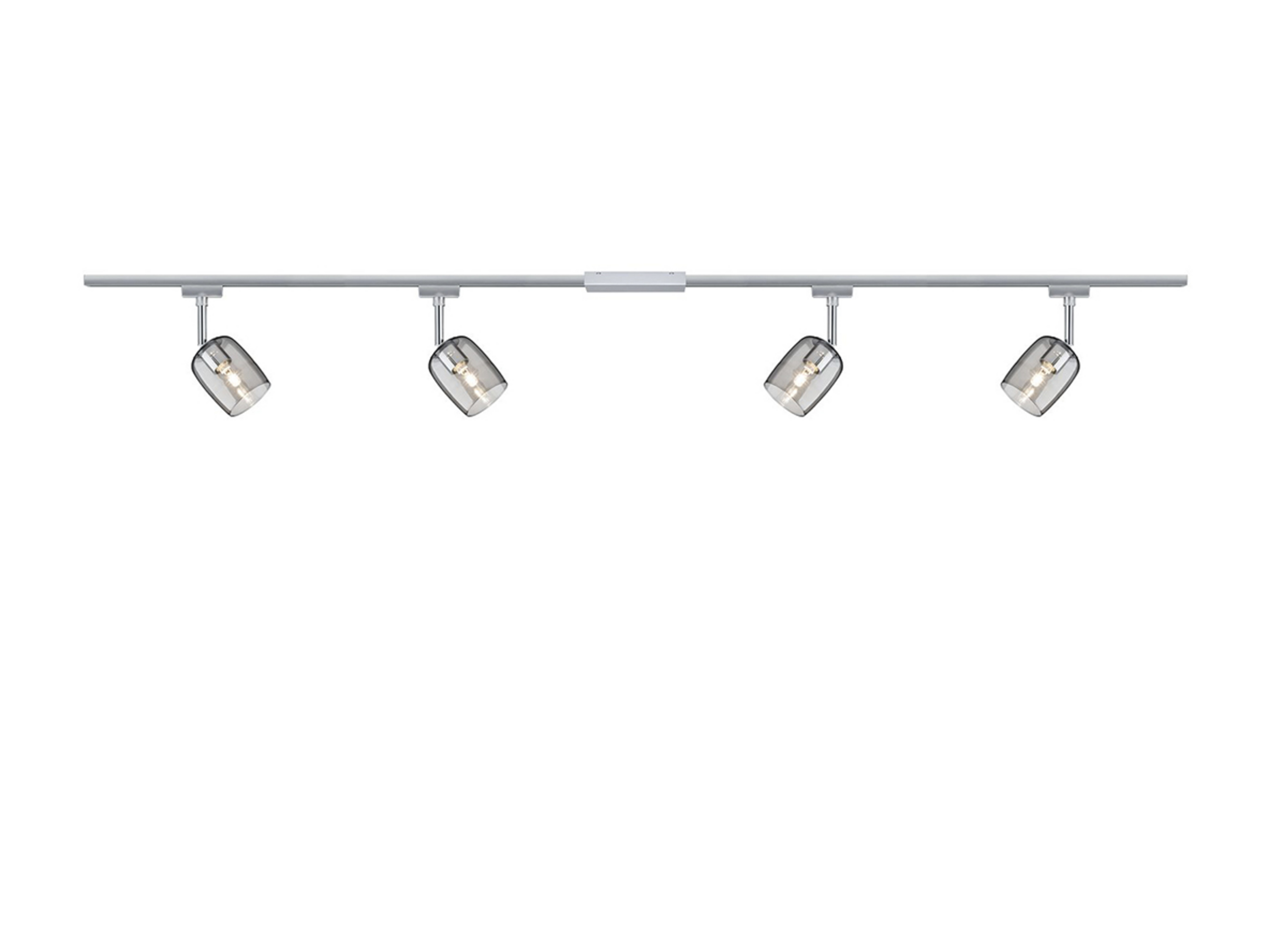 Blossom 4 Plafond Urail-set Krom/Smoke - Paulmann