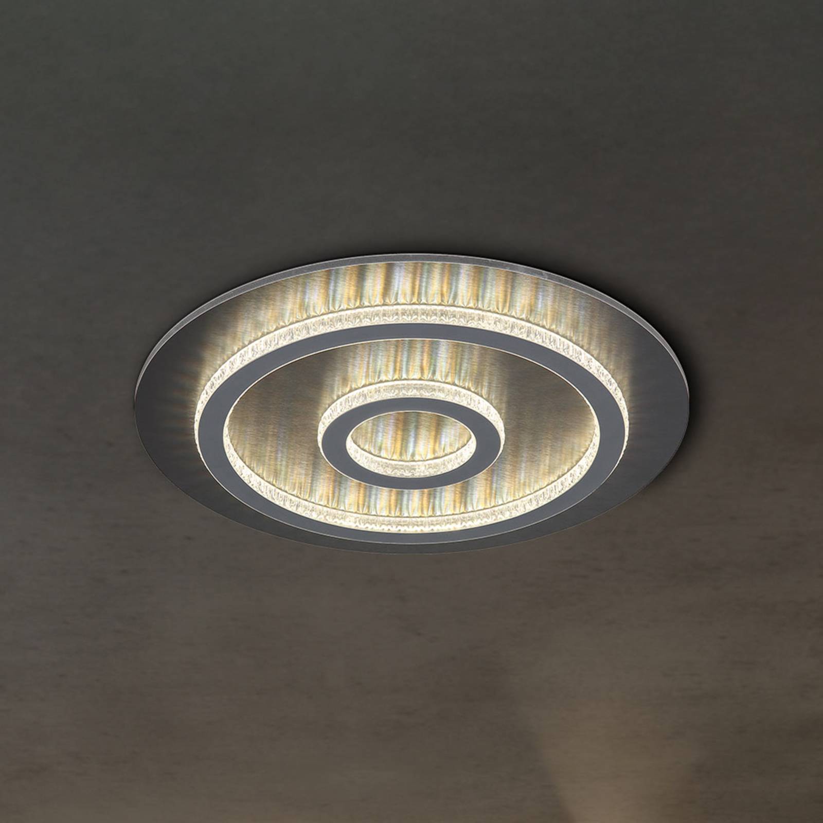 Globo Jayden Led Ceiling Light, Black/Anthracite, Cct, Dimmable