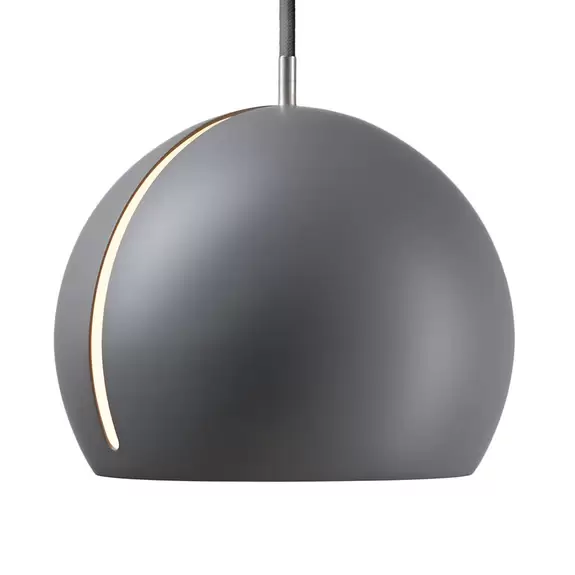 Lampenwelt Nyta Tilt Globe Hängelampe Kabel 3m grau grau