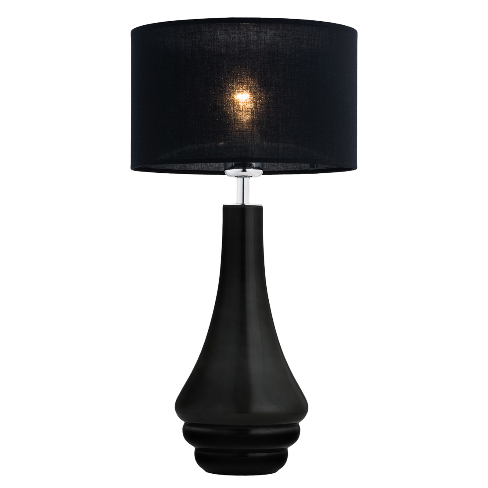 Lampa stołowa Arabesca cała czarna