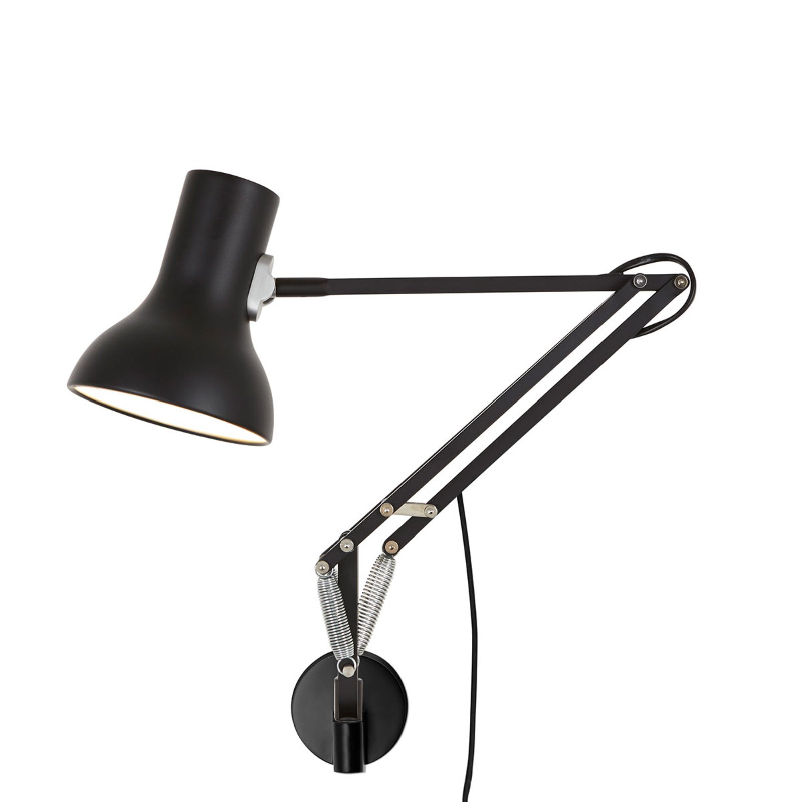 Type 75 Mini Vegglampe m. beslag Jet Black - Anglepoise