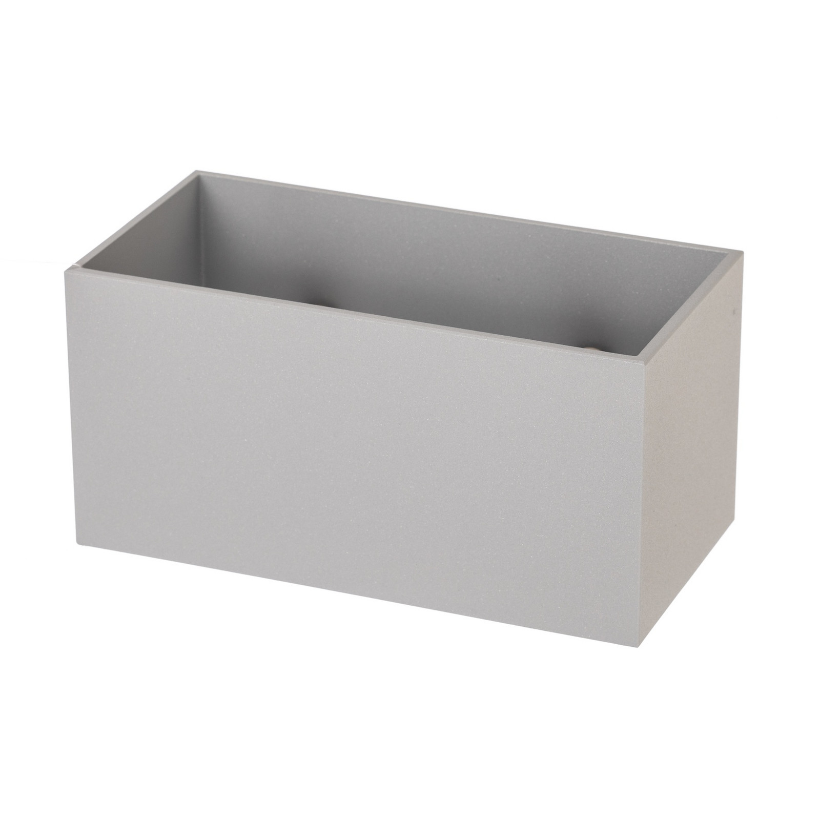 Euluna Elestren Aplică de perete unghiulară gri - Camera de zi / sufragerie - gri mat - Metal