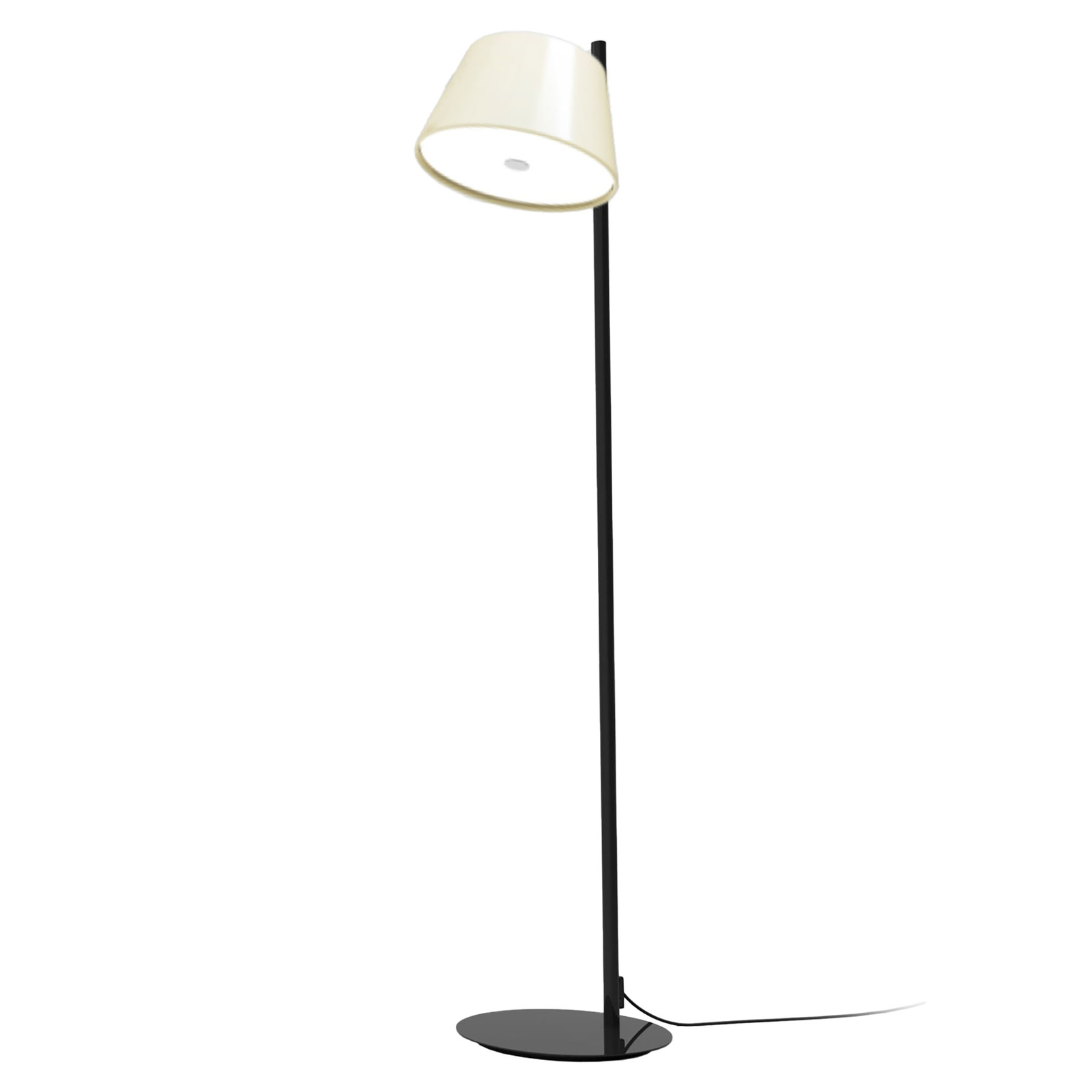 MARSET Tam Tam P vloerlamp, 1-lamp, parelwit