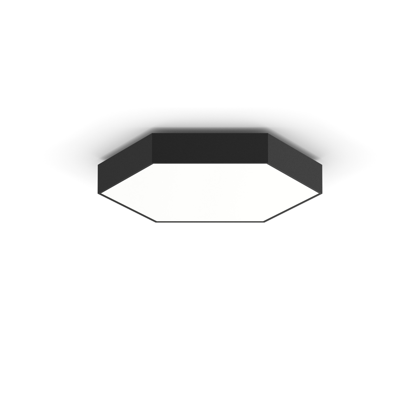 XAL HEX-O LED-Deckenlampe, sechseckig, warmweiß