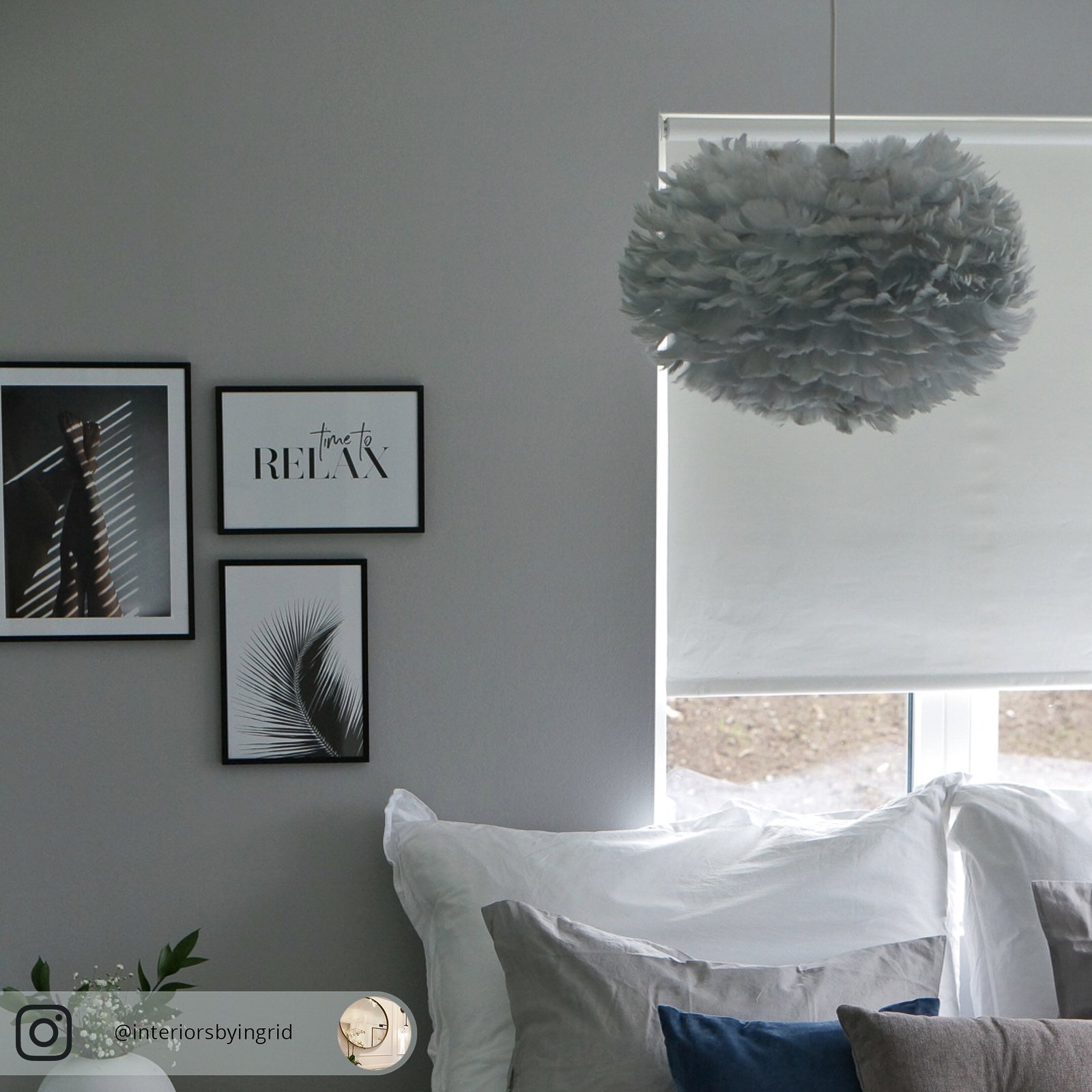 Eos Suspension Medium Gris/Blanc - UMAGE