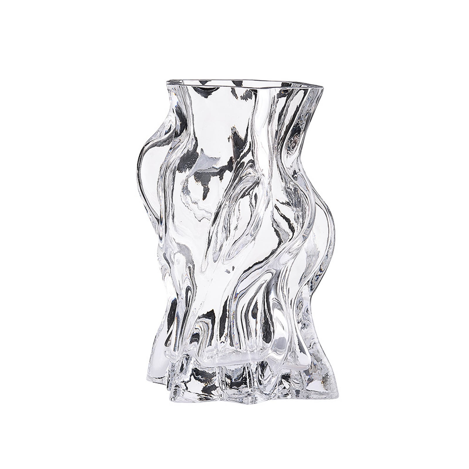 Vena Vase, klar, højde 29 cm, længde 20 cm, glas – AYTM Vena Vase, klar, højde 29 cm, længde 20 cm, glas – AYTM