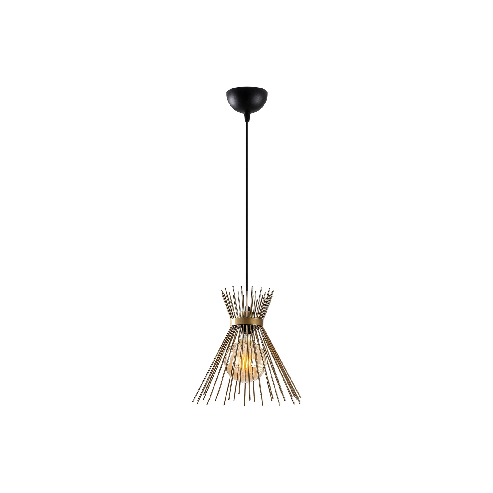 Lampă suspendată Kirpi 3082 1 bec Ø34cm auriu