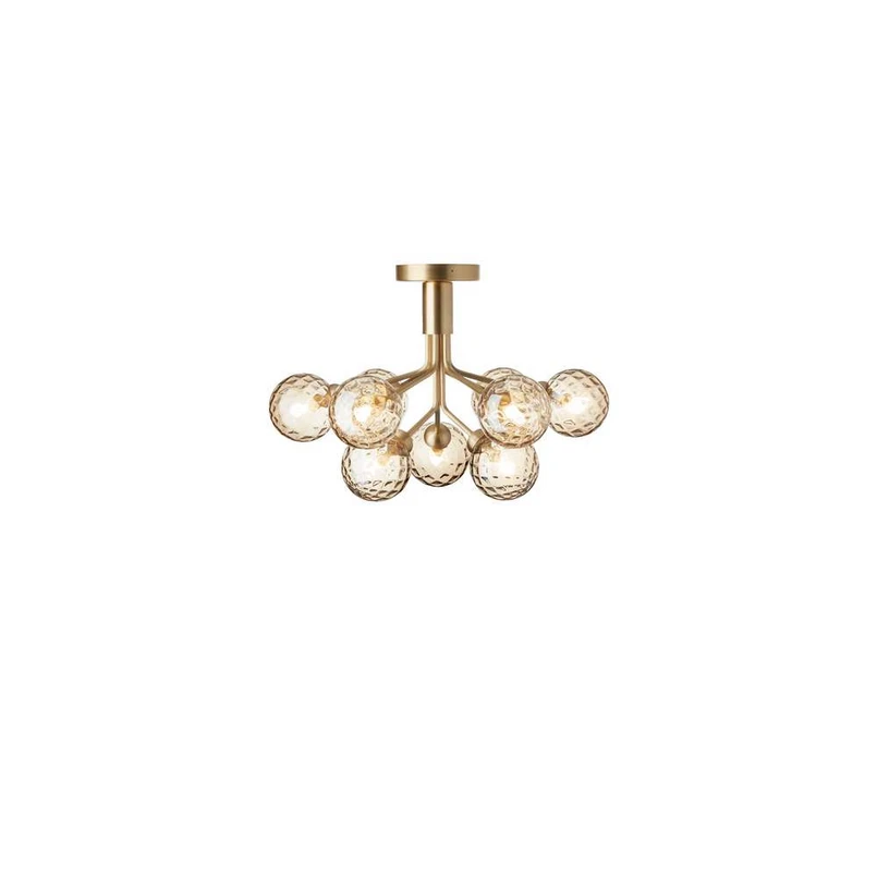 Nuura Aps – Apiales 9 Deckenleuchte Brushed Brass/Optic Gold Nuura